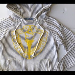 NEW YORK American Eagle hoodie stripe sweatshirt